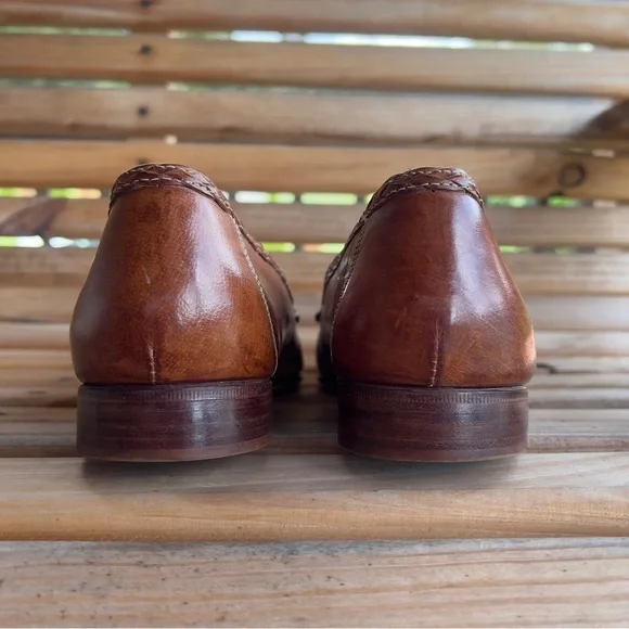 Cole Haan Woven Leather Loafers – Men’s Size 9.5M – Made in Brazil - Picture 9 of 11